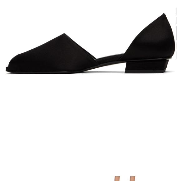 TOTEME beautiful satin peep toe flats, size 38 - Picture 4 of 6